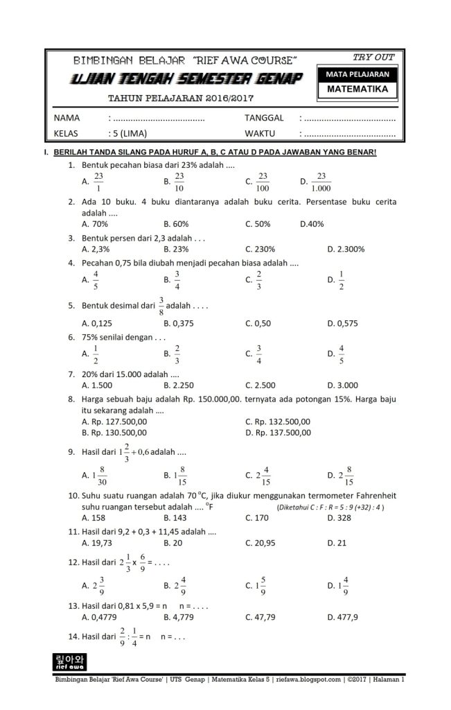 5 Fakta Mengejutkan Bank Soal Matematika SMP Kelas 7 Semester 2 yang Selama Ini Salah Kamu Pahami