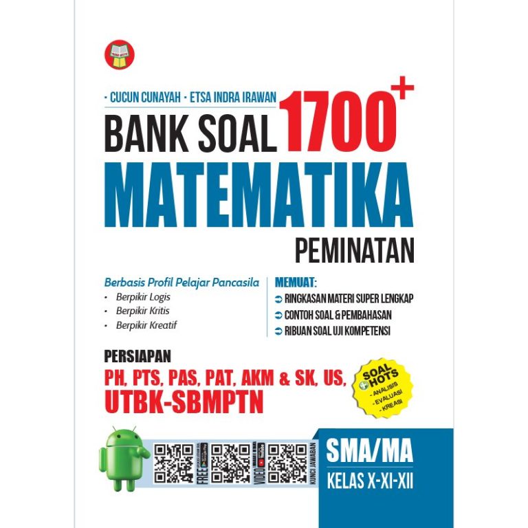 Bank Soal 1700 Plus Matematika Peminatan SMA MA Kelas X-XI-XII - Yrama