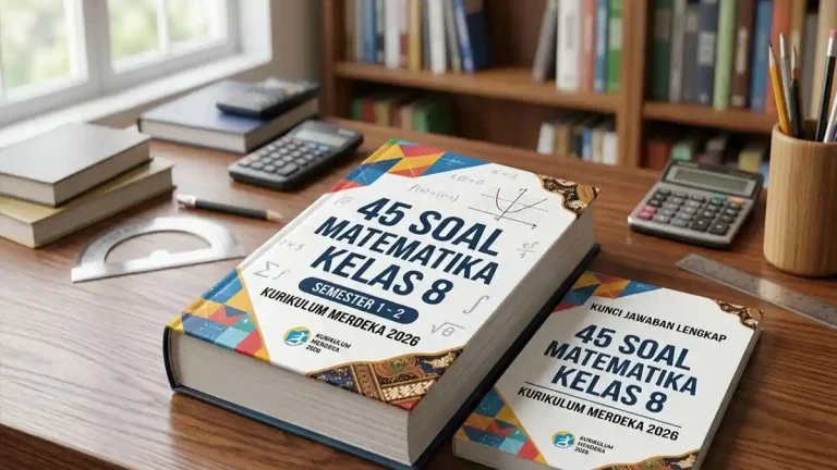 45 Soal Matematika Kelas 8 Semester 1-2 Kurikulum Merdeka 2026 Lengkap
