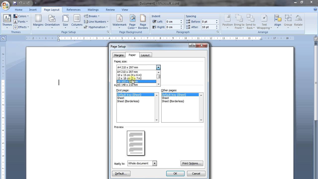 Tutorial Cara Mengatur Ukuran Margin Dan Kertas F4 Di Ms Excel Youtube